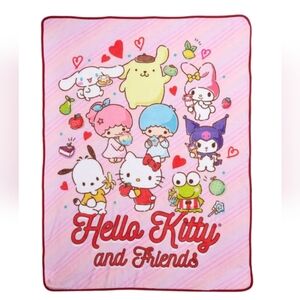 Hello Kitty And Friends Favorite Treats Throw Blanket